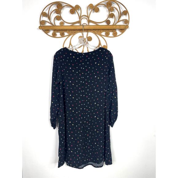 The Nines by Hatch Floral Print  Crepe Maternity Dress Black M - Picture 5 of 5